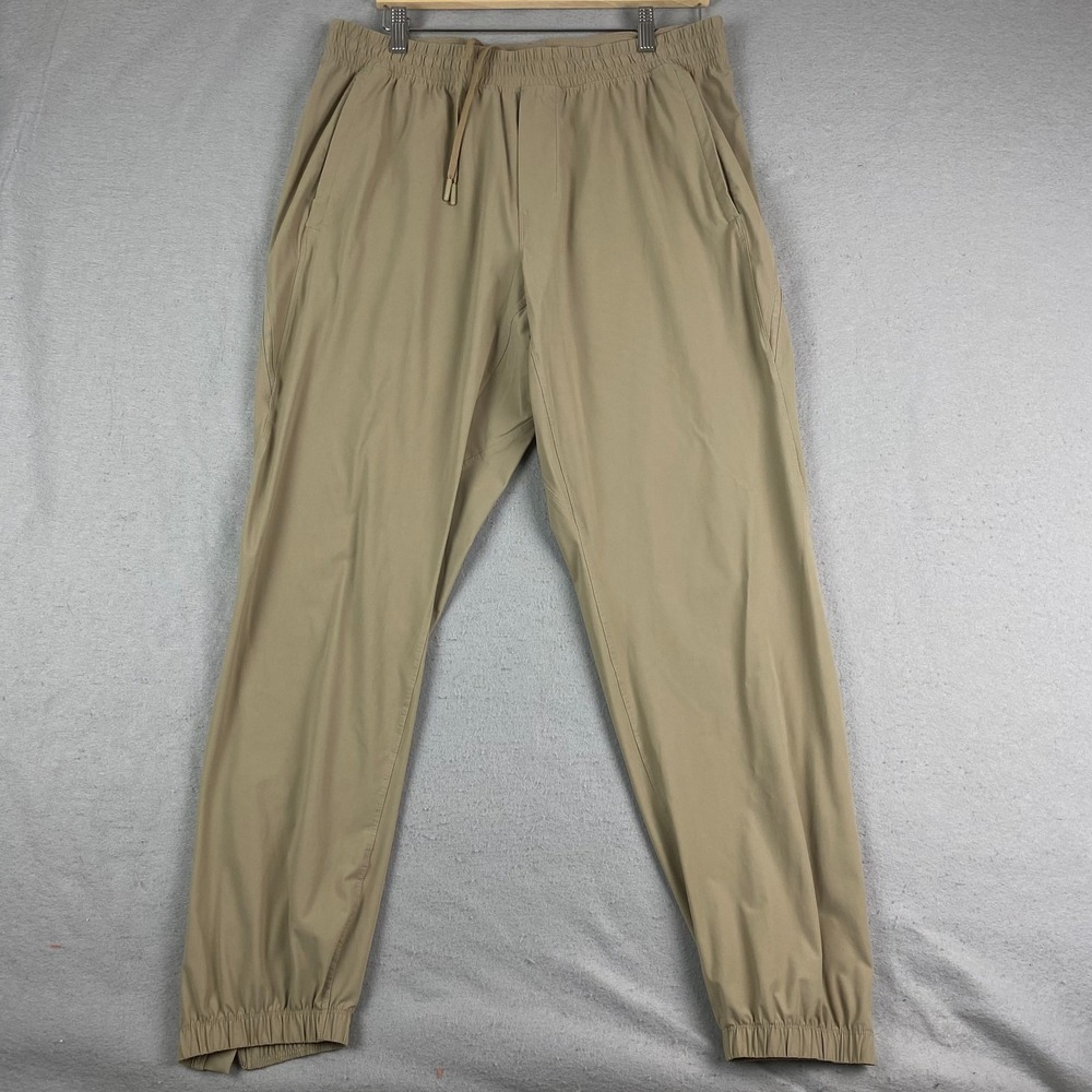 Lululemon Pace Breaker Jogger Pants Men XL Stretch Pocket Tapered Zip Ankle
